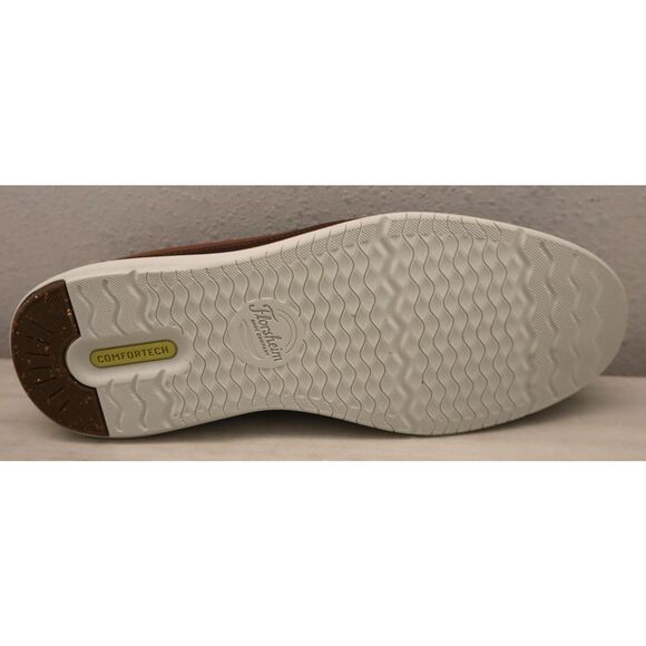 Florsheim Men's 9M Cognac/Brown Multi Tropics Moc-Toe Venetian Slip-On Shoes - Picture 10 of 15